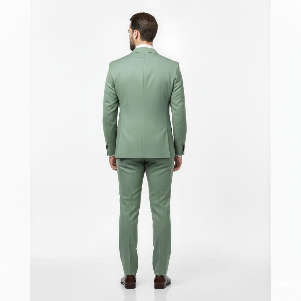 Classic Green Three piece For Men Partywear, office wear, Wedding, Grooms & Groomsman