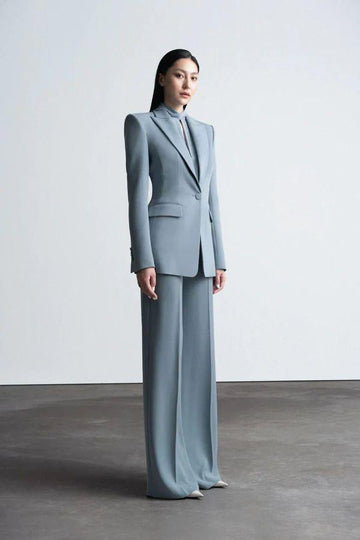 Classic sky blue 2pc Suit For Women- Elegant, Modern, Partywear & Weddings