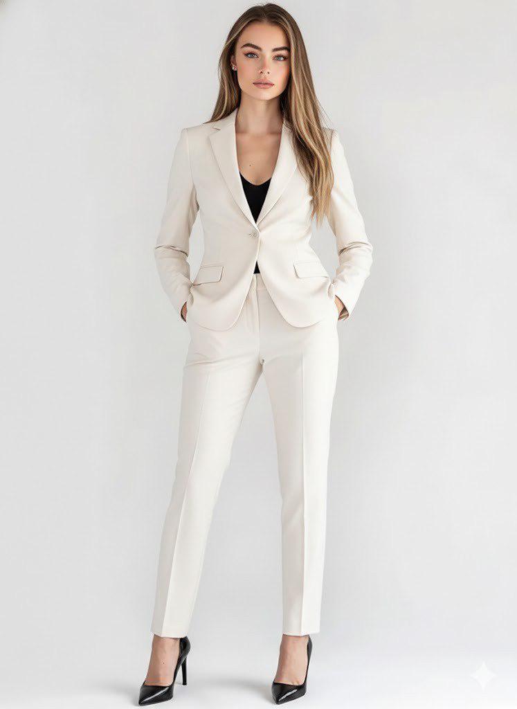 Classic Slim Fit 2pc Suit For Women- Elegant, Partywear, Modern, Partywear