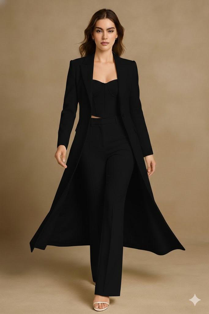 Classic 2pc Suit For Women Partywear, Modern & Office wear