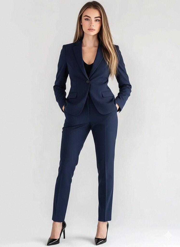 Classic Slim Fit 2pc Suit For Women- Elegant, Partywear, Modern, Partywear