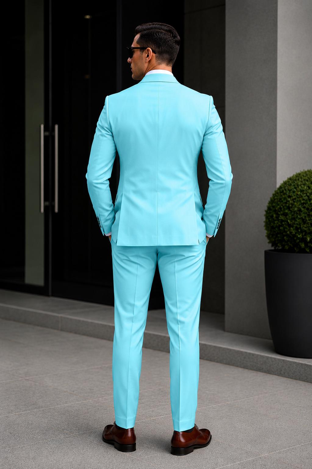 Luxury Two Piece Designer double breast suit for men partywear, wedding and Grooms