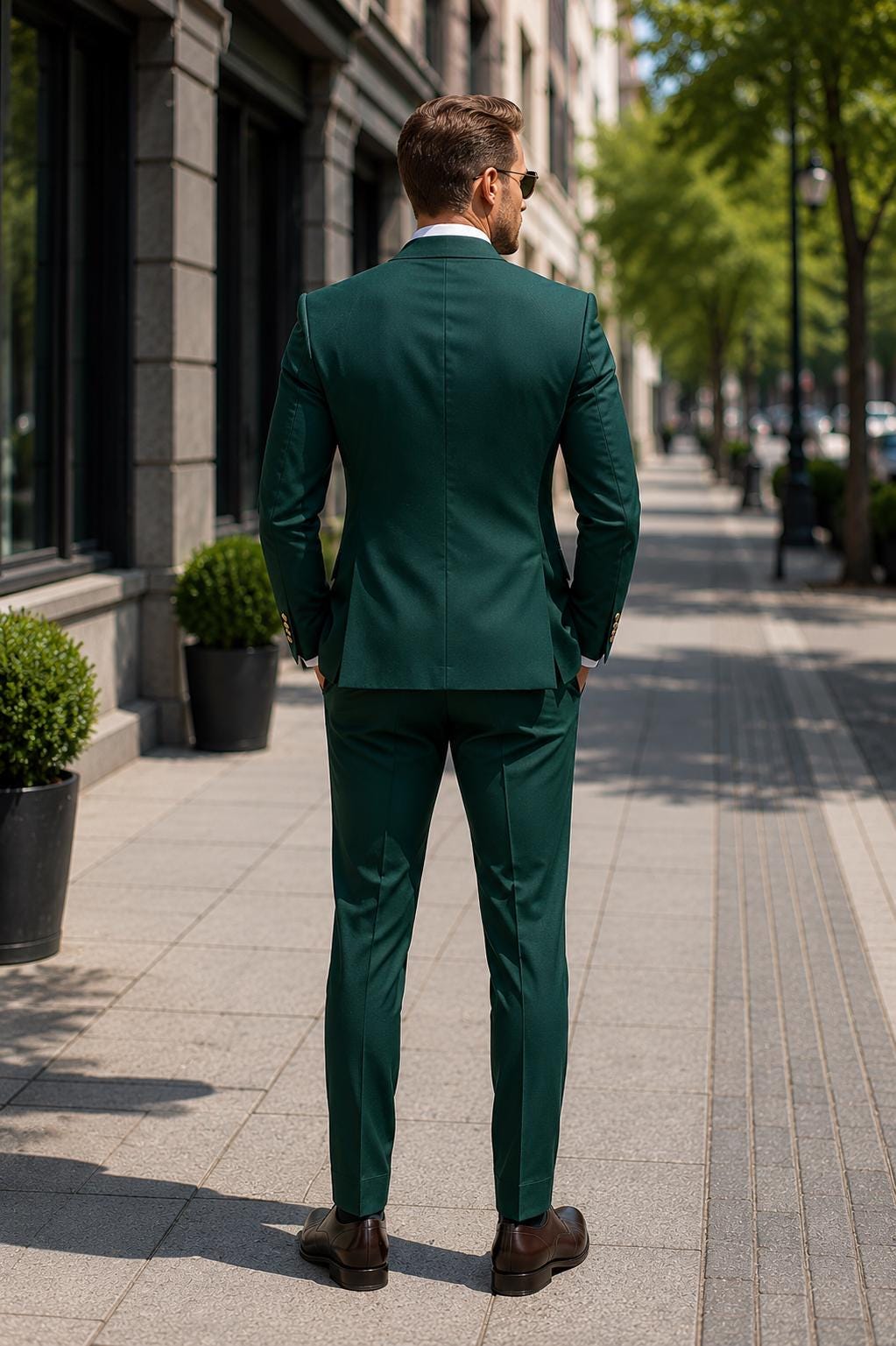 Classic Two Piece Designer double breast suit for men partywear, wedding and Grooms