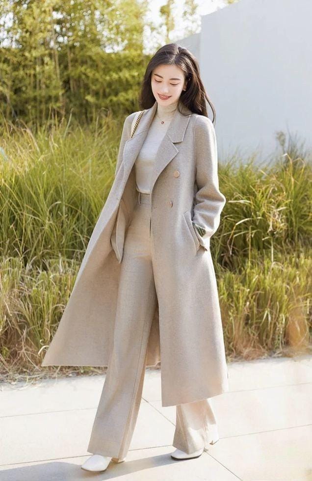 Classic beige 2pc Suit For Women- Elegant, Modern, Partywear, Weddings